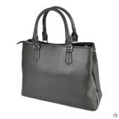 Елегантна сумка в стилі "Tote Bag" від українського бренду  "LucheRino"  виготовлена з високоякісного шкірзамінника та фурнітури в кольорі  - нікель.