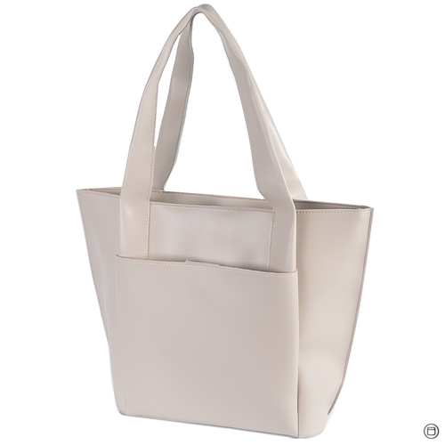 Елегантна сумка в стилі "Tote Bag" від українського бренду  "LucheRino"  виготовлена з високоякісного шкірзамінника та фурнітури в кольорі  - нікель.