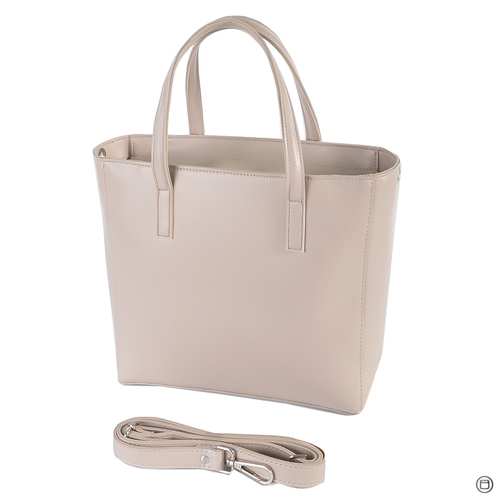 Елегантна сумка в стилі "Tote Bag" від українського бренду  "LucheRino"  виготовлена з високоякісного шкірзамінника та фурнітури в кольорі  - нікель.