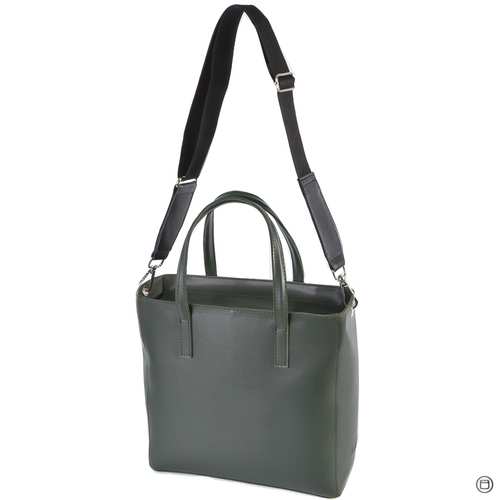 Елегантна сумка в стилі "Tote Bag" від українського бренду  "LucheRino"  виготовлена з високоякісного шкірзамінника та фурнітури в кольорі  - нікель.
