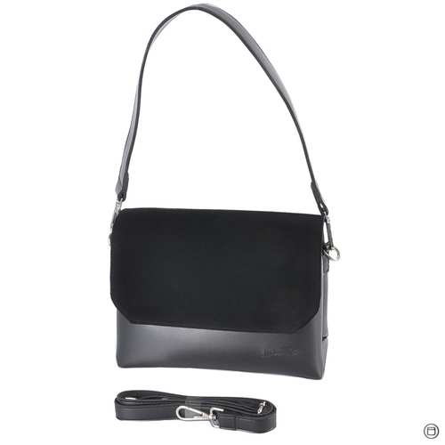 Сумка українського бренду ТМ  "Lucherino" стане хорошим придбанням не на один рік.  Невелика жіноча сумочка виготовлена з високоякісного шкірзамінника та якісної надійної фурнітури в кольорі - нікель. Одне відділення з однією кишенею на застібці.