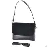 Сумка українського бренду ТМ  &quot;Lucherino&quot; стане хорошим придбанням не на один рік.  Невелика жіноча сумочка виготовлена з високоякісного шкірзамінника та якісної надійної фурнітури в кольорі - нікель. Одне відділення з однією кишенею на застібці.