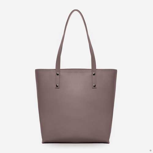 Велика вмістка сумка в класичному стилі від українського бренду ТМ "LucheRino". Виготовлена з шкірозамінника високої якості з легким відблиском, а підкладка з цупкого текстильного матеріалу.