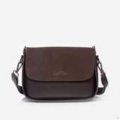 Сумка українського бренду ТМ  "Lucherino" стане хорошим придбанням не на один рік.  Невелика жіноча сумочка виготовлена з високоякісного шкірзамінника та якісної надійної фурнітури в кольорі - нікель. Одне відділення з однією кишенею на застібці.